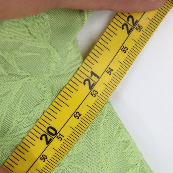 SilkLand Blazer Jacket Womens Light Green Floral Embroidered Lined Size XL - Picture 8 of 9